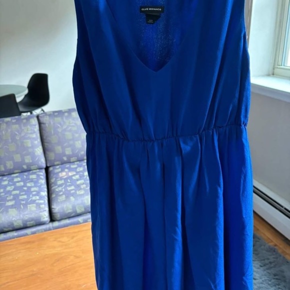 CLUB MONACO- DARK BLUE DRESS (SIZE 0) - Picture 3 of 4